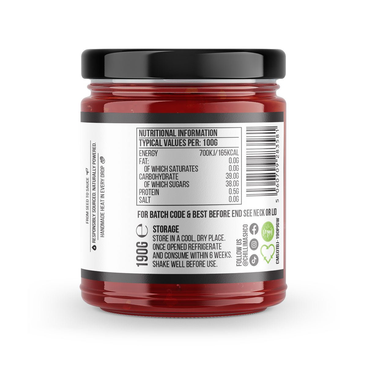 Sex On The Beach Chilli Jam | 190g | Chilli Mash Company - One Stop Chilli Shop