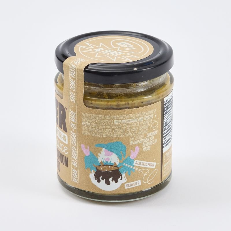 Wild Mushroom & Truffle Oil Pesto | 190g | The Saucerer - One Stop Chilli Shop