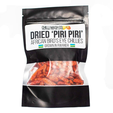 Dried Birds Eye Chilli | 35g | Chilli Mash Company | Very Hot Dry 'Piri Piri' Chilllies - One Stop Chilli Shop